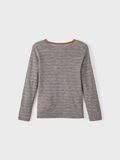 Product image thumbnail - MERINO WOOL LONG SLEEVED TOP, Dark Grey Melange | 2