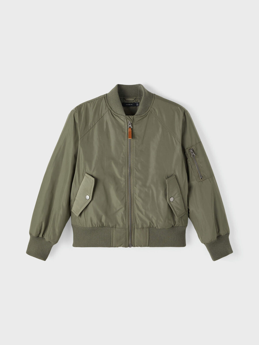 Accor Reizen rand BOMBER JAS (Green) van name it kids | Name it®