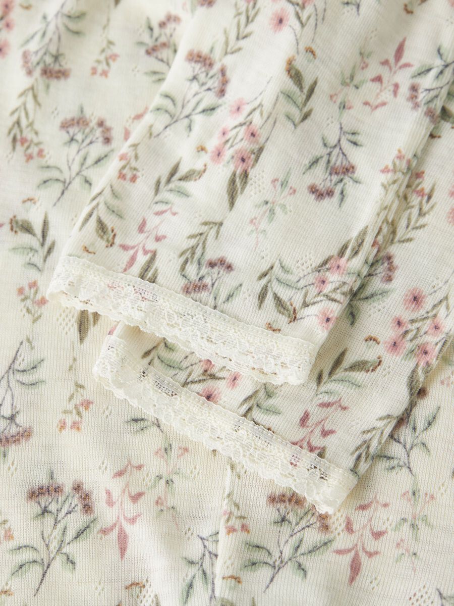 Carousel image 3 MERINOULL LEGGINGS, Snow White