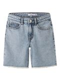name it LEVEÄLAHKEISET FARKKUSHORTSIT, Light Blue Bleached Denim, highres - 13240207_LightBlueBleachedDenim_001.jpg