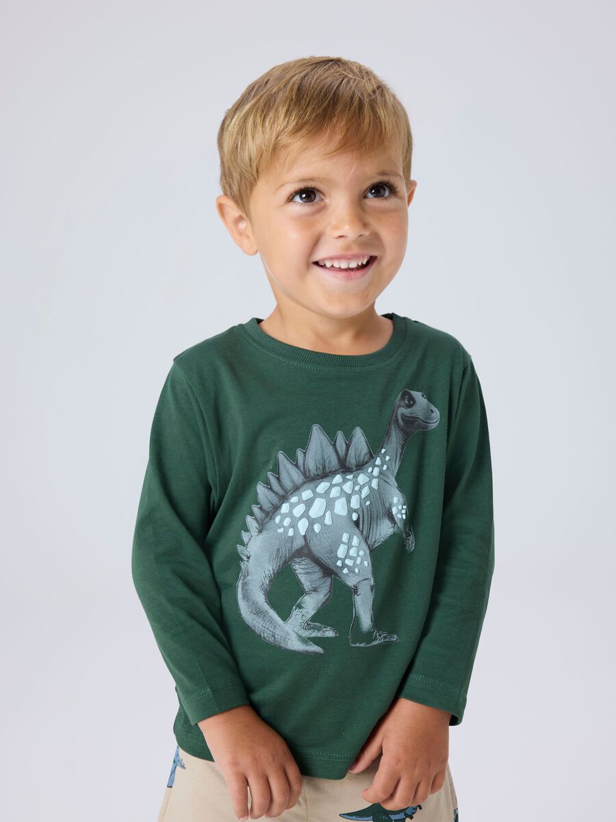 Product carousel image 1 ORGANIC COTTON LONG SLEEVED TOP, Sycamore
