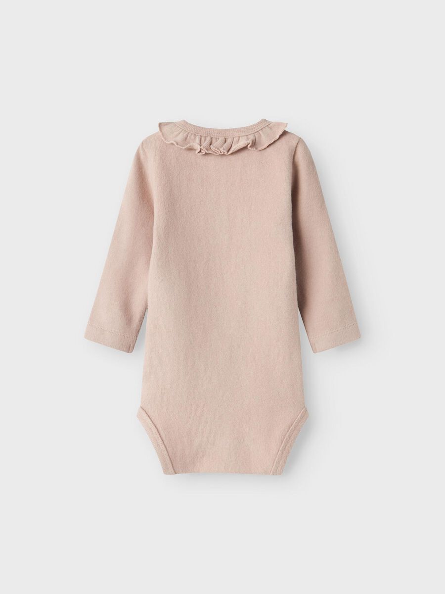 Carousel image - LONG SLEEVED ROMPER, Shadow Gray | 2