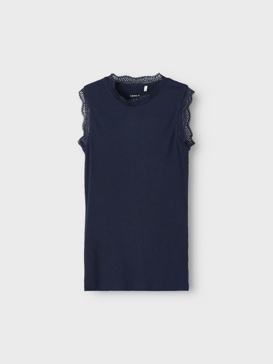 name it EXTRA SLIM FIT SPITZENSAUM TANKTOP, Dark Sapphire, highres - 13189351_DarkSapphire_003.jpg