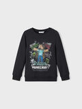 Product image thumbnail - &Agrave; MOTIF MINECRAFT SWEAT-SHIRT, Black | 1