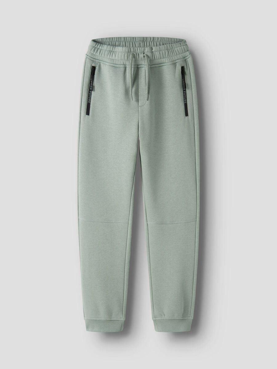 Product carousel image 2 PANTALONI IN FELPA, Green Milieu