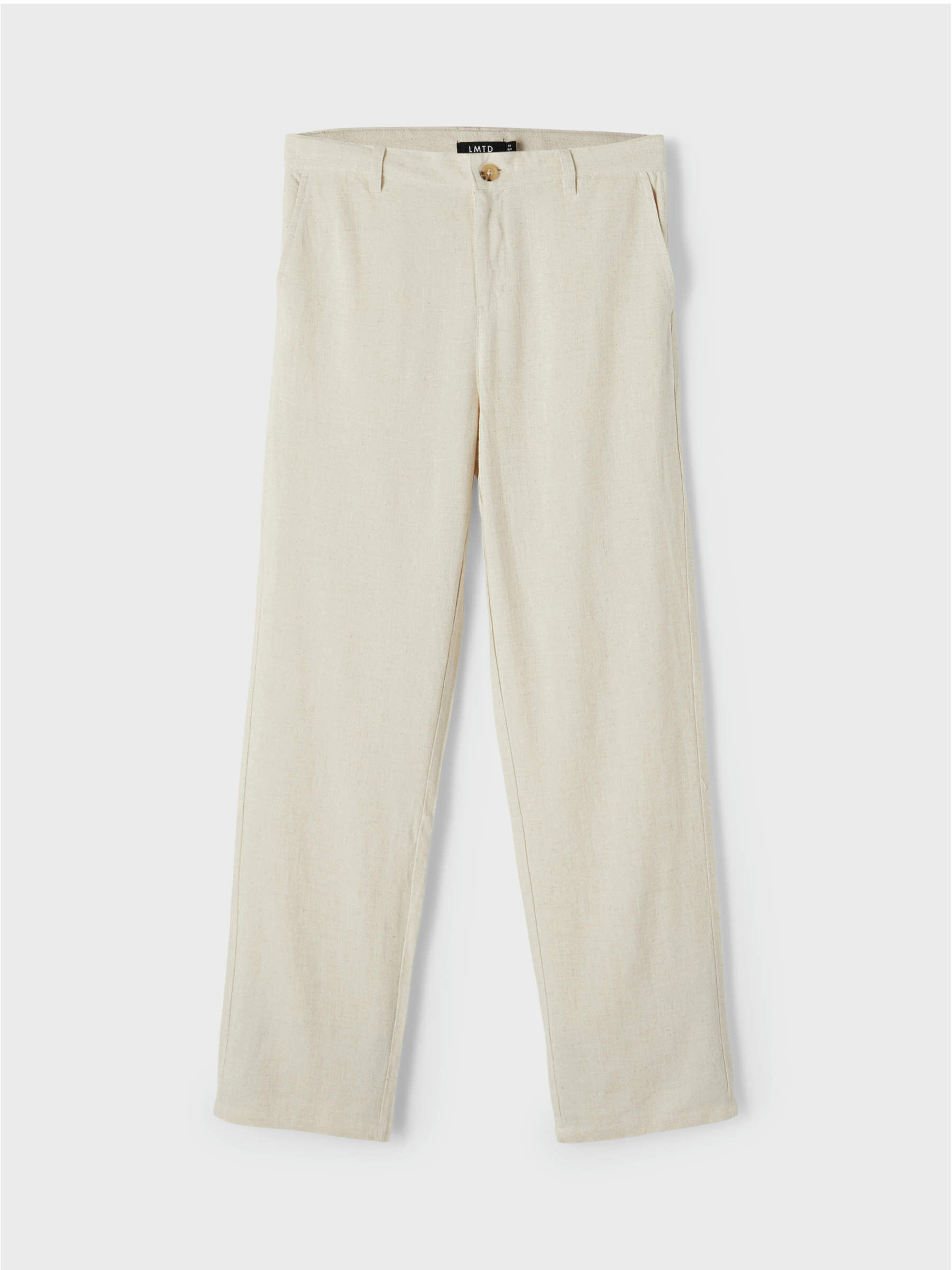 LOOSE FIT LINEN TROUSERS (Grey) from 
