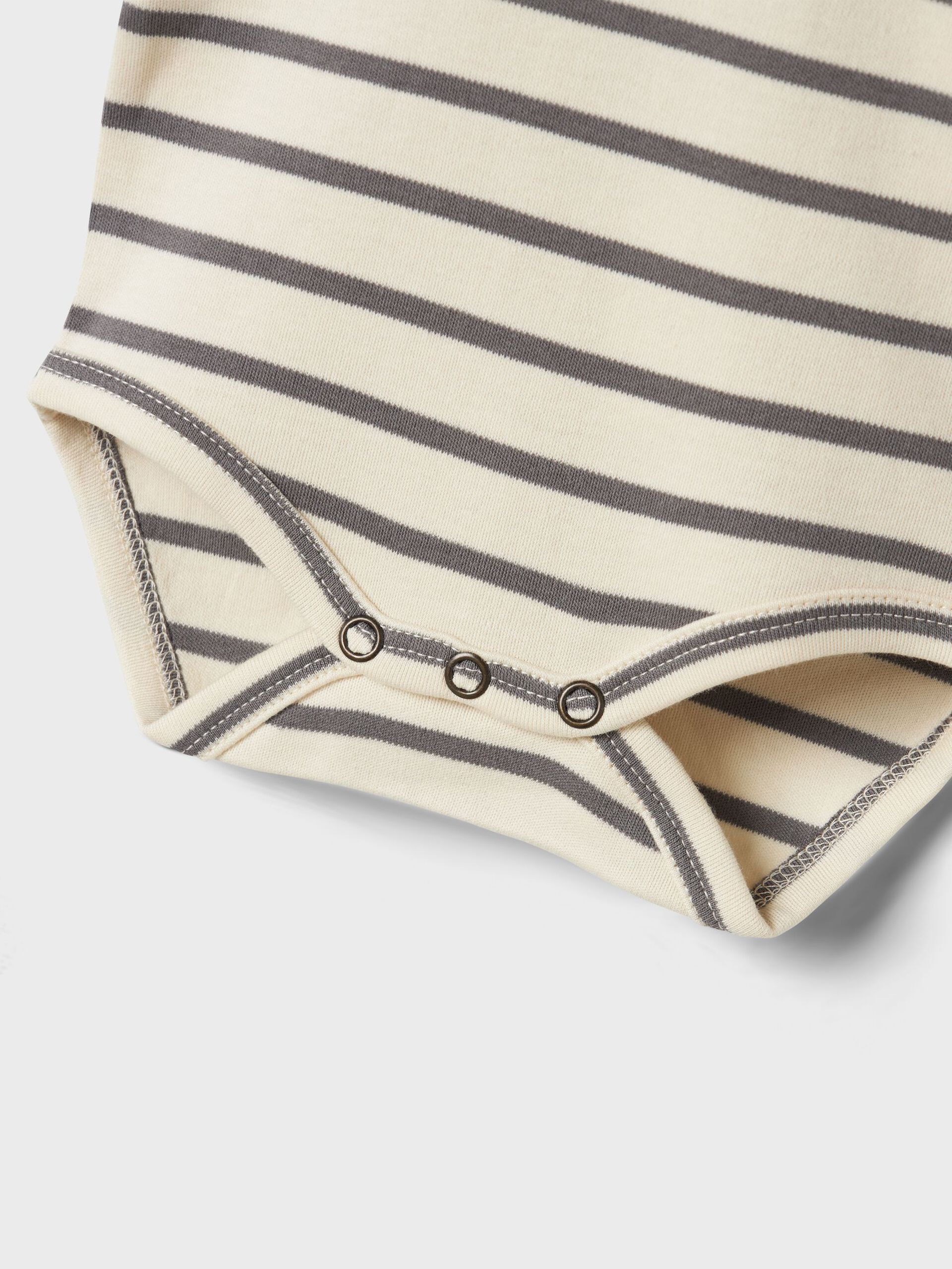 Carousel image - ORGANIC COTTON ROMPER, Turtledove | 3