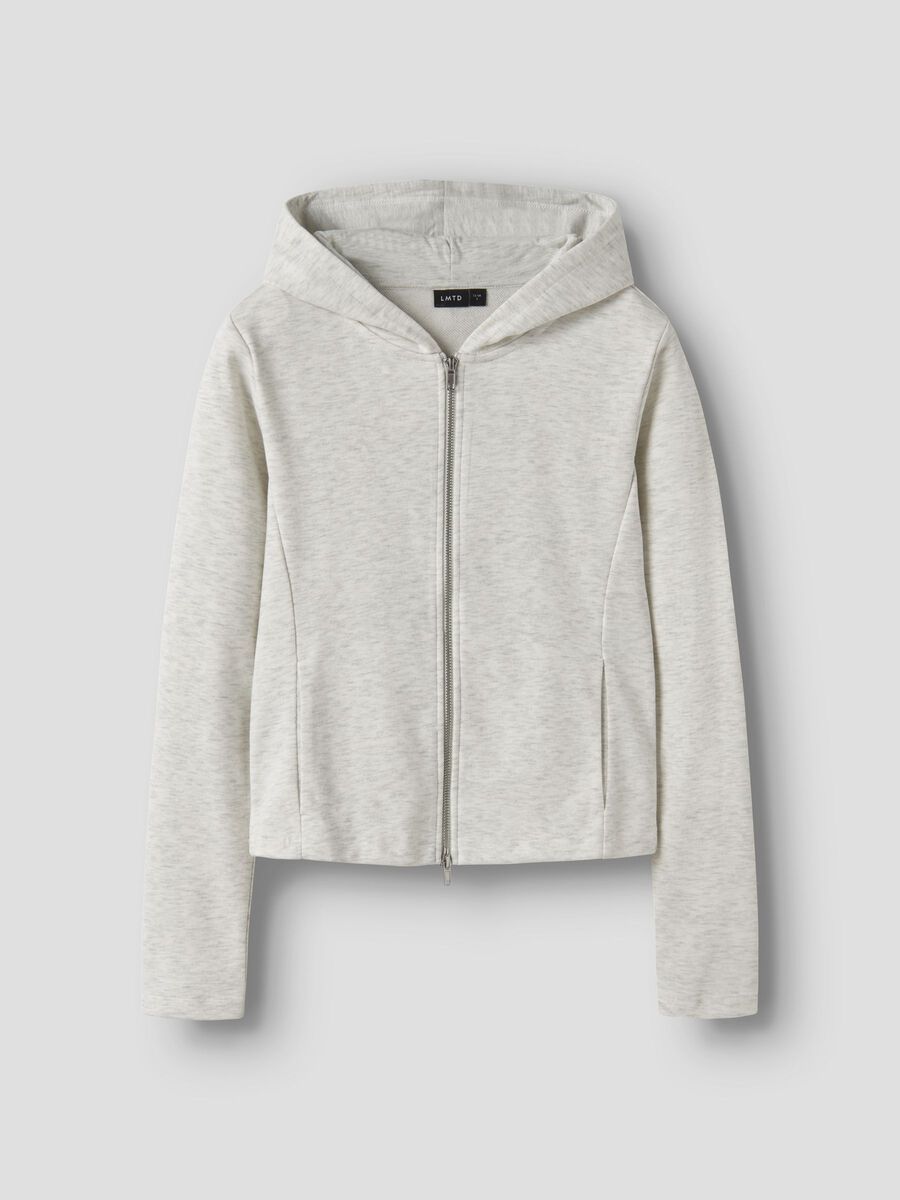 Product carousel image 2 HOODED CARDIGAN, Light Grey Melange