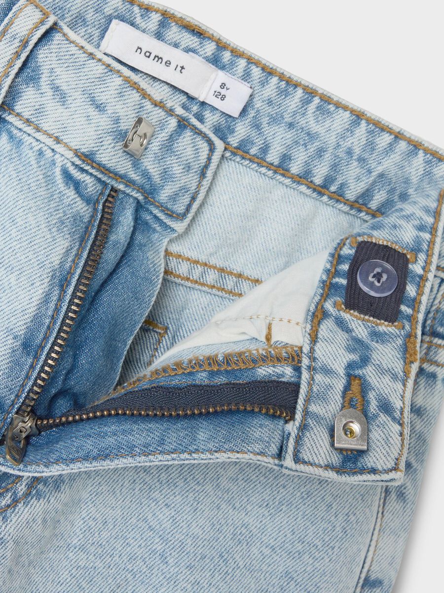 name it SHORTS IN DENIM, Light Blue Bleached Denim, highres - 13240207_LightBlueBleachedDenim_005.jpg