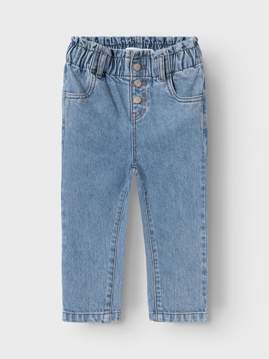 name it BAGGY FIT JEANS, Medium Blue Denim, highres - 13232617_MediumBlueDenim_003.jpg