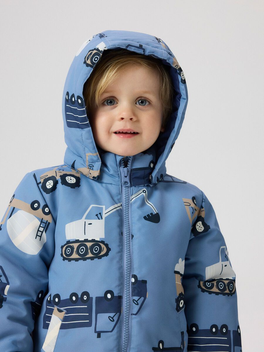 Product carousel image 1 PRINTED JACKET, Country Blue