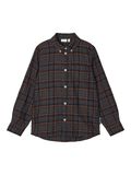 Name it CHECKED COTTON SHIRT, Dark Grey Melange, highres - 13182881_DarkGreyMelange_001.jpg