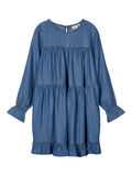 Name it TIERED DENIM DRESS, Dream Blue, highres - 13189143_DreamBlue_001.jpg