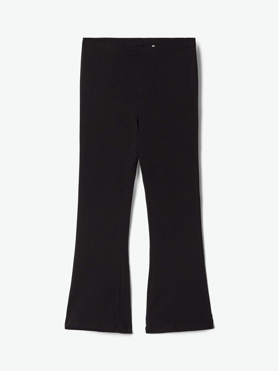 Name it BOOT-CUT COTTON JERSEY TROUSERS, Black, highres - 13179153_Black_003.jpg