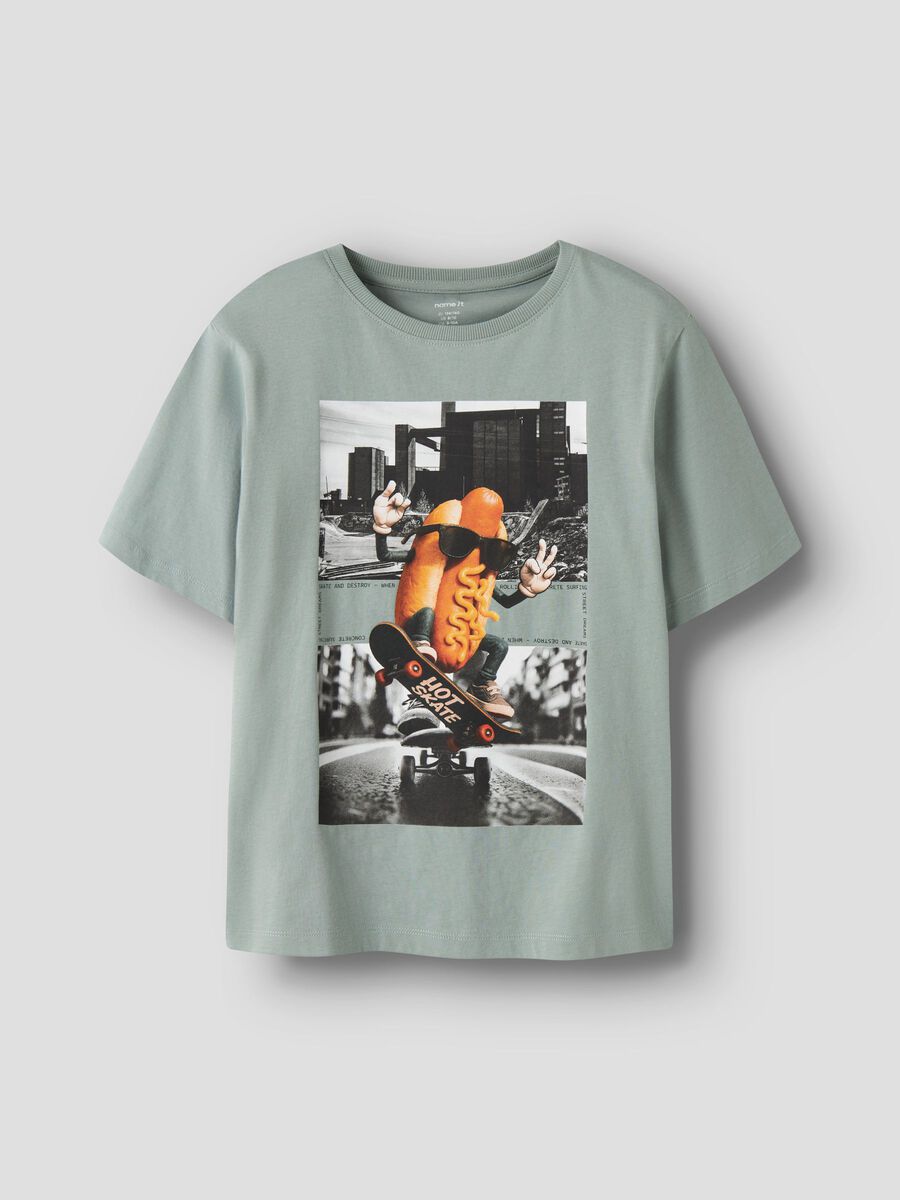 Carousel image - REGULAR FIT T-SHIRT, Green Milieu | 1
