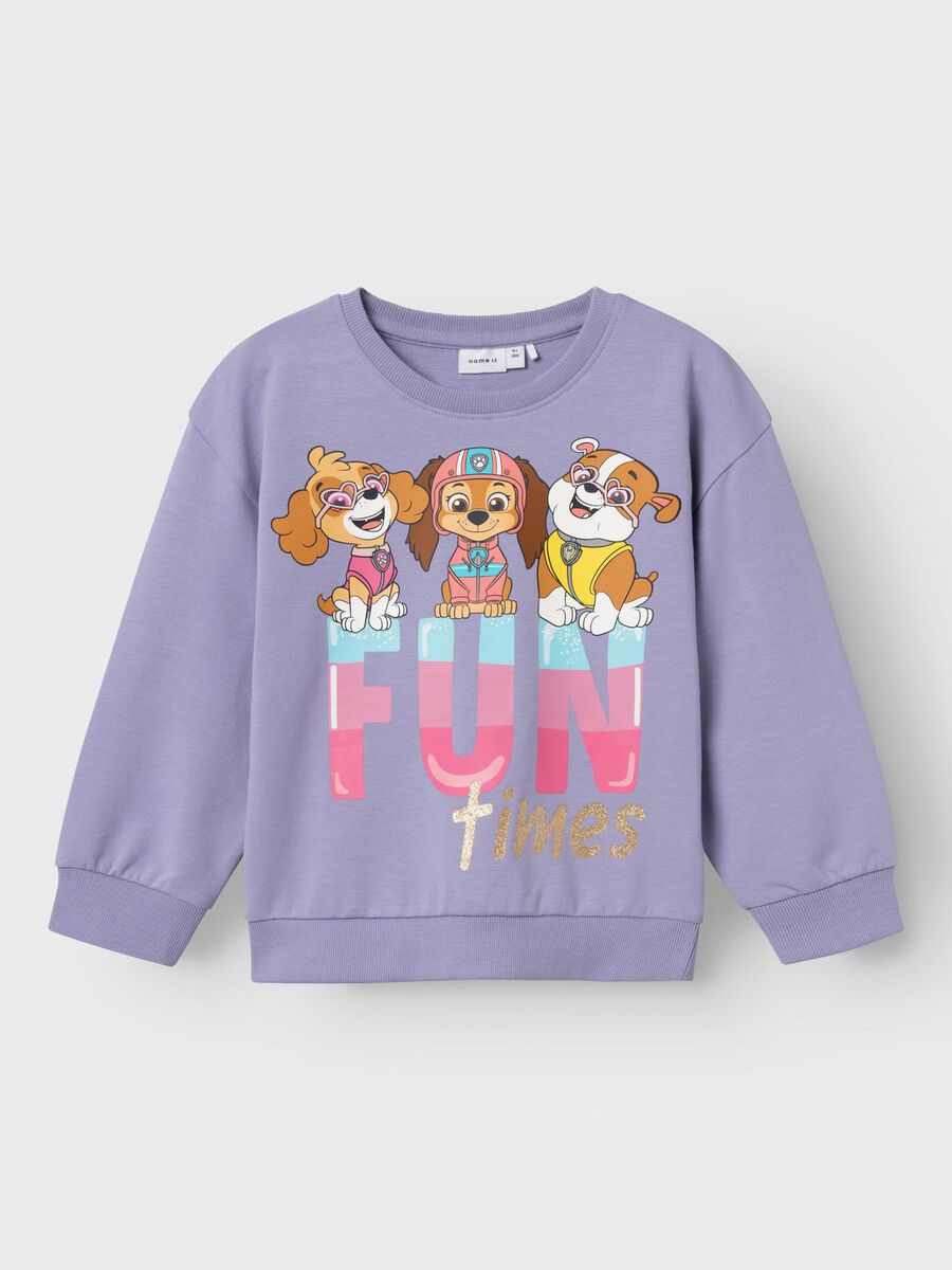 Name it PAW PATROL SWEATSHIRT, Heirloom Lilac, highres - 13227604_HeirloomLilac_003.jpg