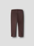 Product image thumbnail - BASIC RIB LEGGINGS, French Roast | 1