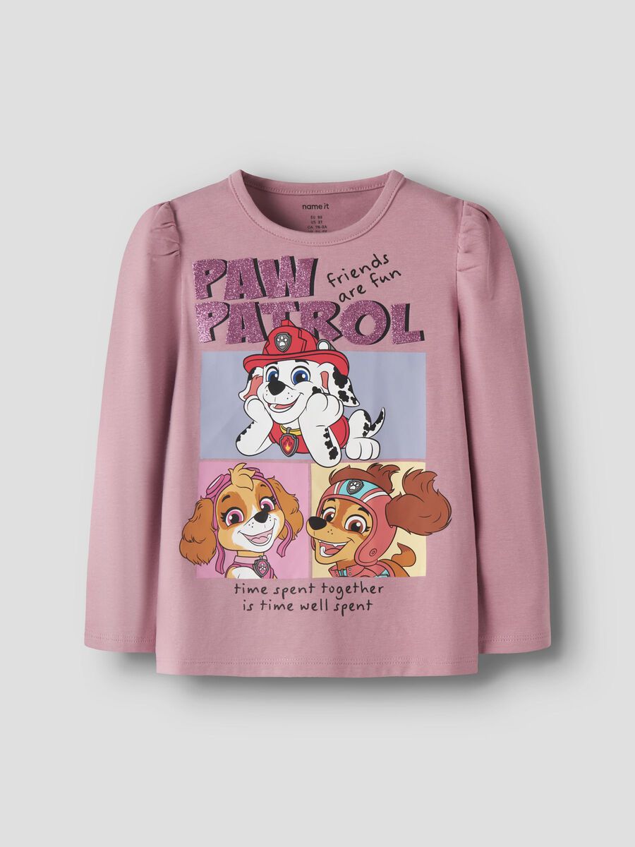 Carousel image 1 PAW PATROL LONG SLEEVED TOP, Lilas