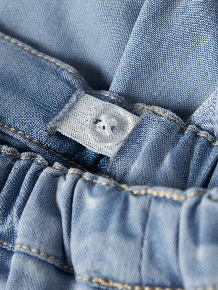 Carousel image - COUPE AMPLE CULOTTES, Light Blue Denim | 4
