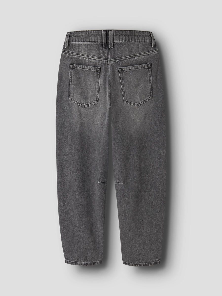 Carousel image 4 BARREL FIT JEANS, Medium Grey Denim