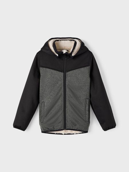 Name it MADA08 SOFTSHELL JACKET, Grey Melange, highres - 13216390_GreyMelange_003.jpg