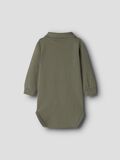 Product image thumbnail - POLOSHIRT ROMPER, Dusty Olive | 2