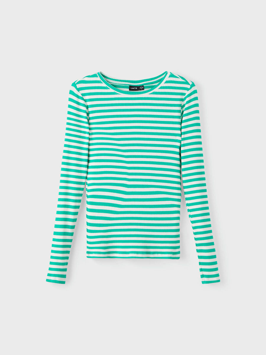 Name it STRIPED LONG SLEEVED TOP, Simply Green, highres - 13208485_SimplyGreen_003.jpg