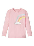 Name it GLITTERY RAINBOW PRINT LONG-SLEEVED T-SHIRT, Pink Nectar, highres - 13181043_PinkNectar_001.jpg