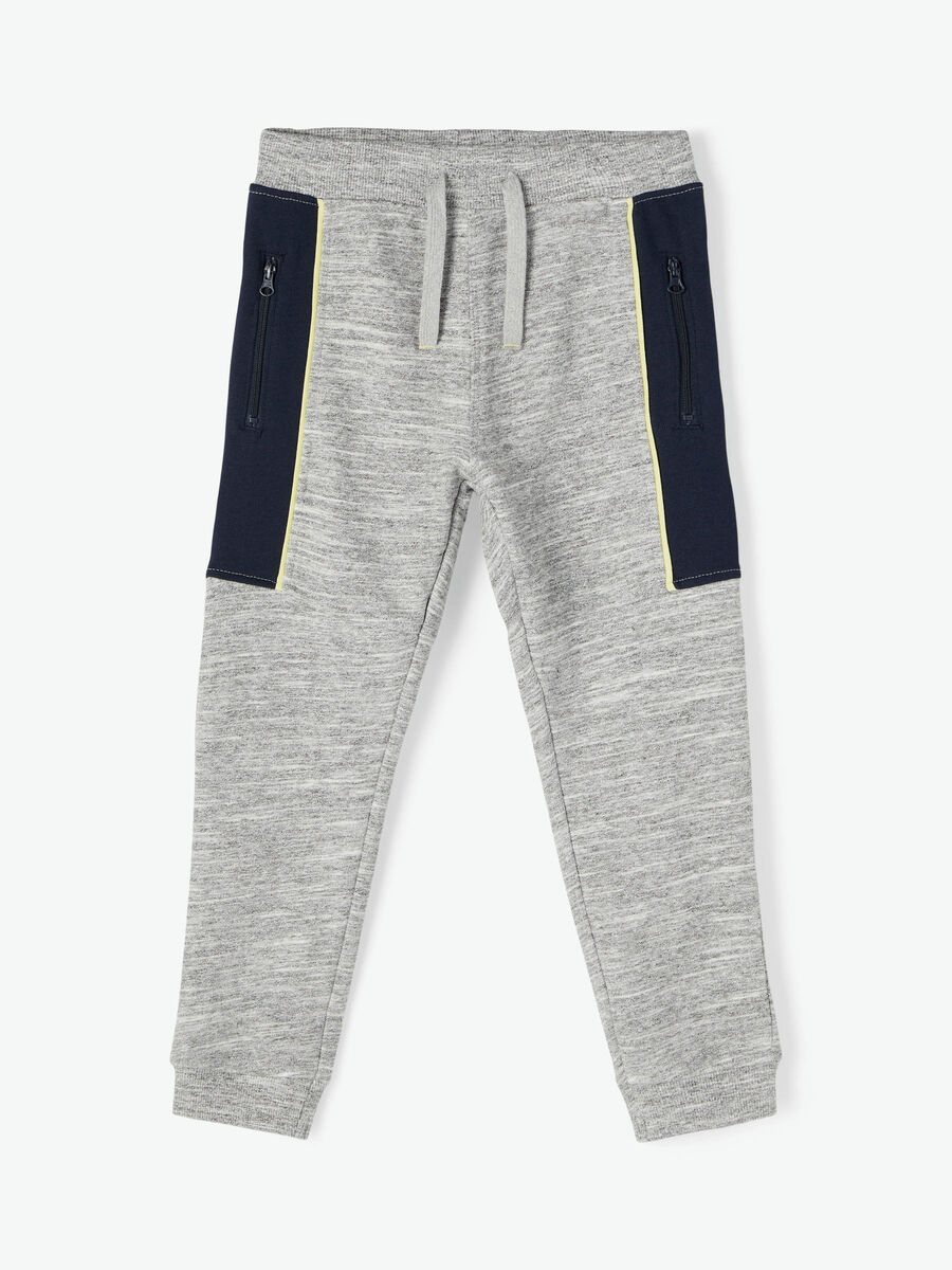 Product carousel image 2 ZIP-POCKET SWEATPANTS, Grey Melange