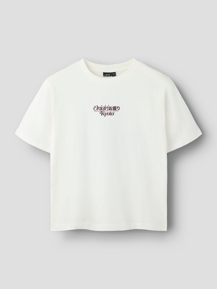Carousel image 1 COUPE AMPLE T-SHIRT, White Alyssum