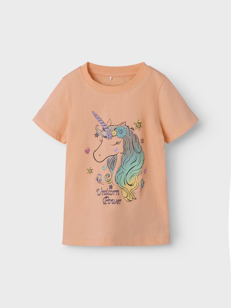name it REGULAR FIT T-SHIRT, Peach Nectar, highres - 13242598_PeachNectar_003.jpg