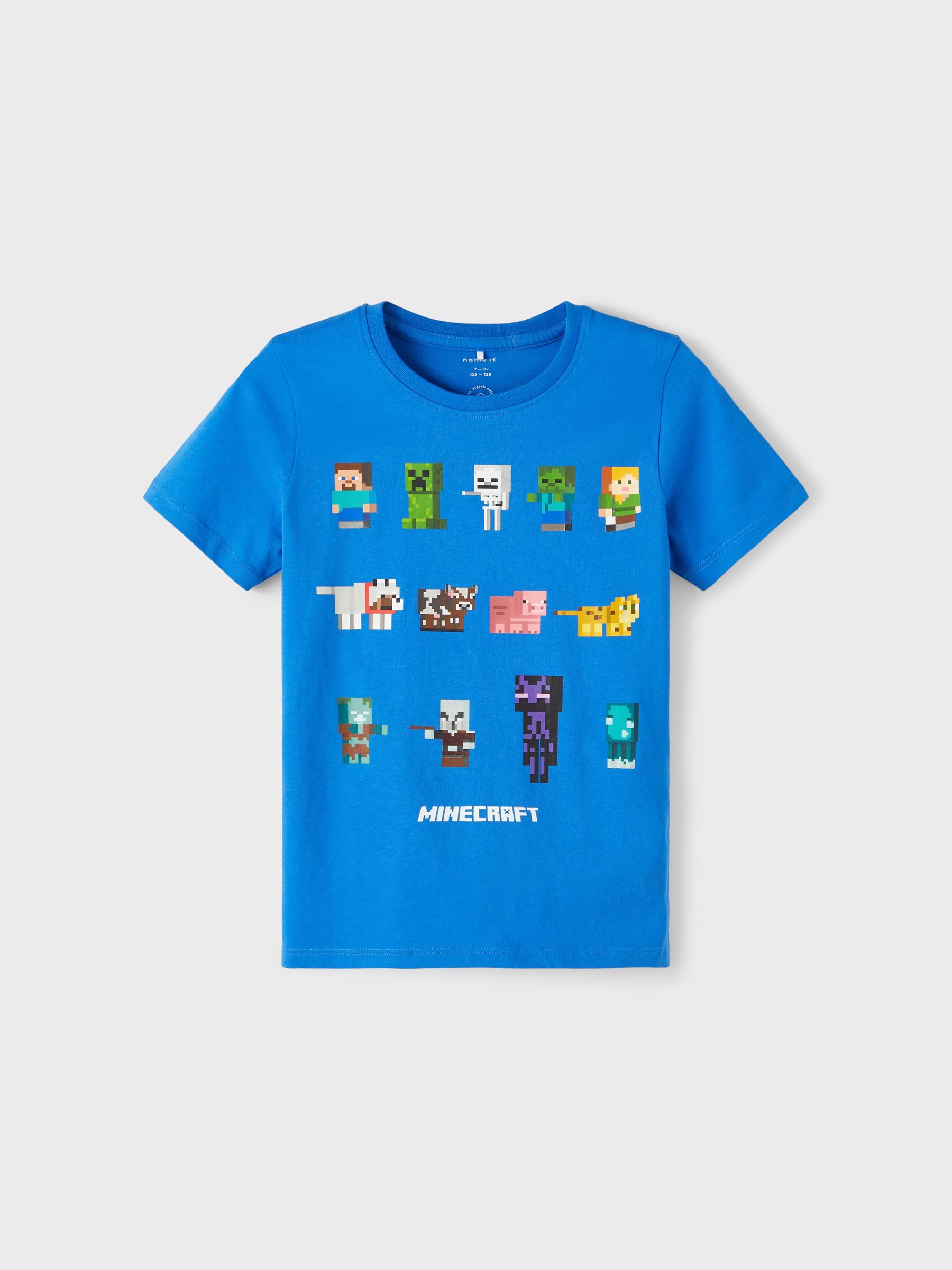 MINECRAFT T-SHIRT (Blue) from name it 