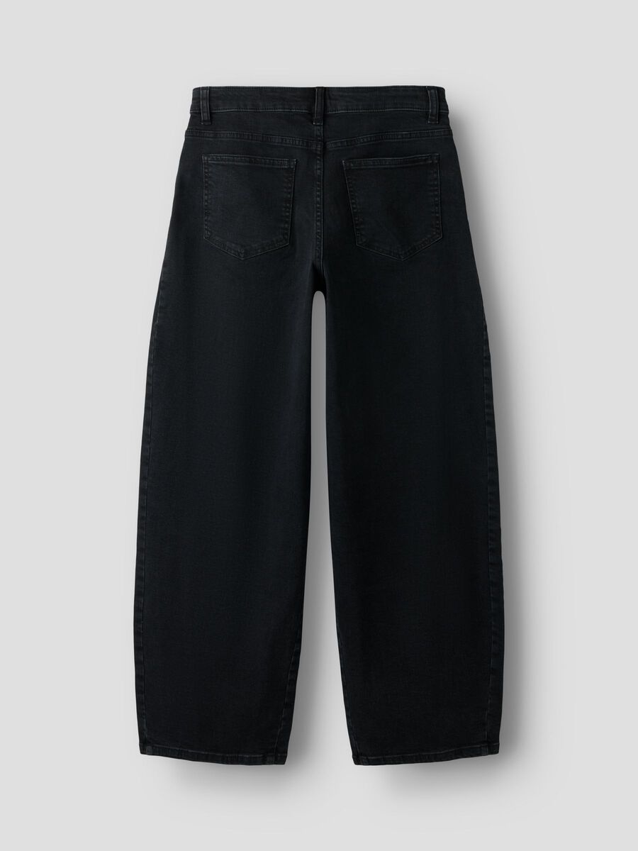 Carousel image 4 BALLOON FIT JEANS, Black
