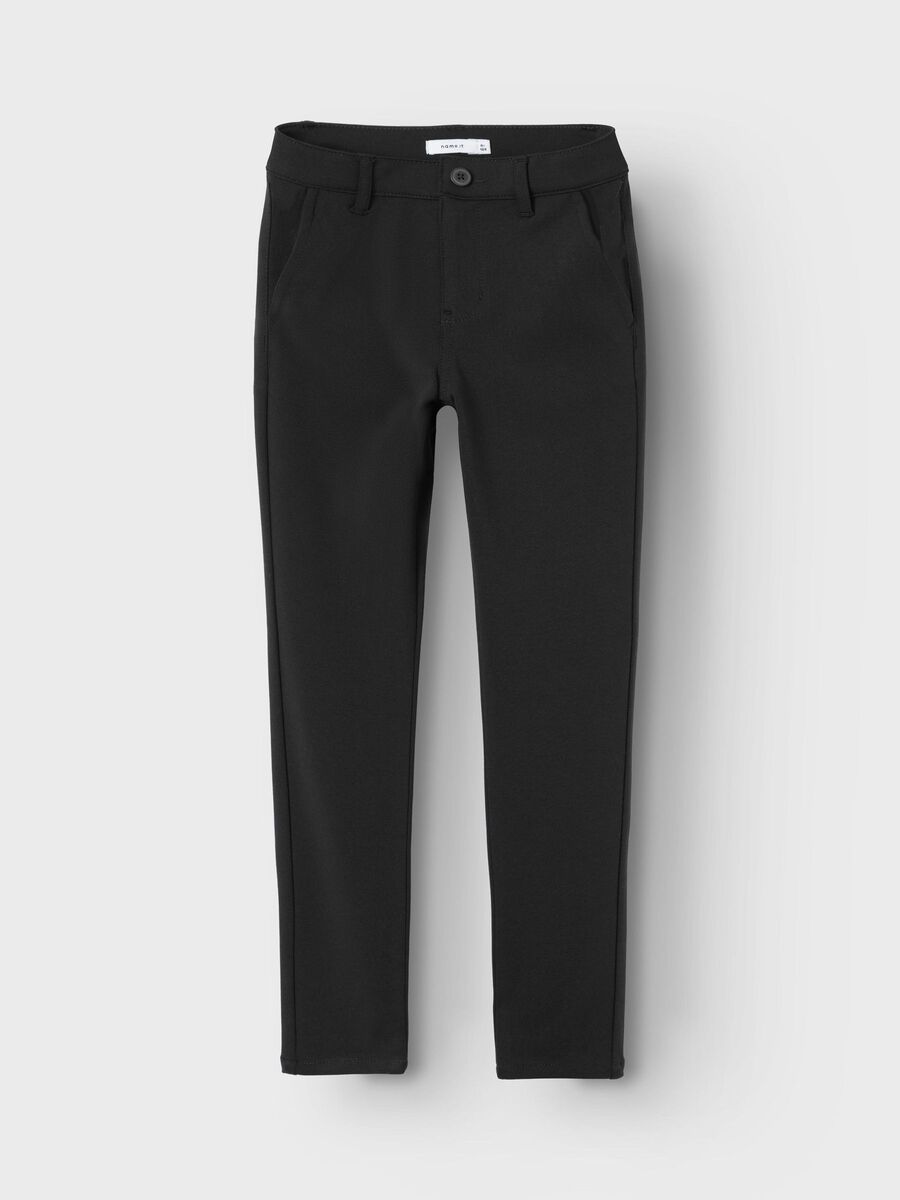 Name it COMFORTABLE STRETCH TROUSERS, Black, highres - 13223129_Black_003.jpg