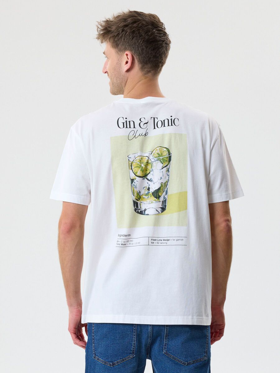 Carousel image 7 PAQUETE DE 2 UNIDADES, RELAJADO, ESTAMPADO CAMISETA, Bright White