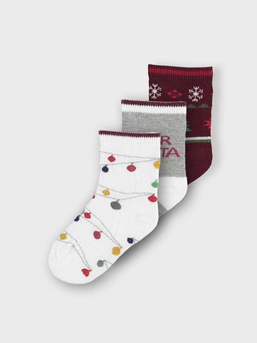 name it 3-PACK CHRISTMAS SOCKS, Cabernet, highres - 13187084_Cabernet_003.jpg