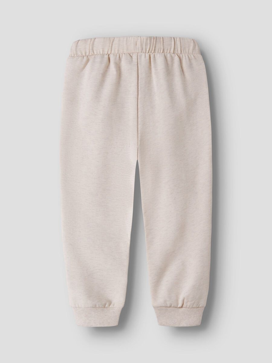 Product carousel image - COUPE AMPLE JOGGING EN MOLLETON, Peyote Melange | 2