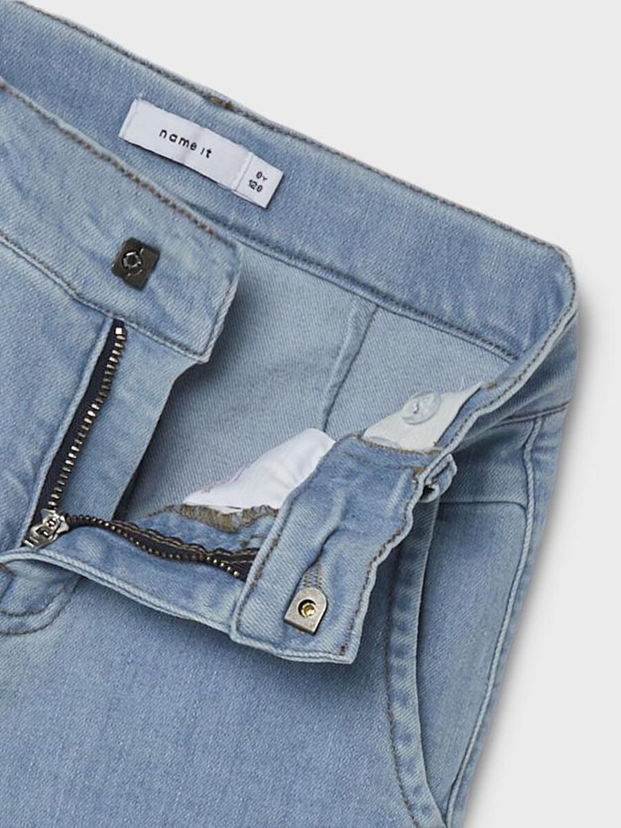 Carousel image - WIDE LEG JEANS, Light Blue Denim | 5