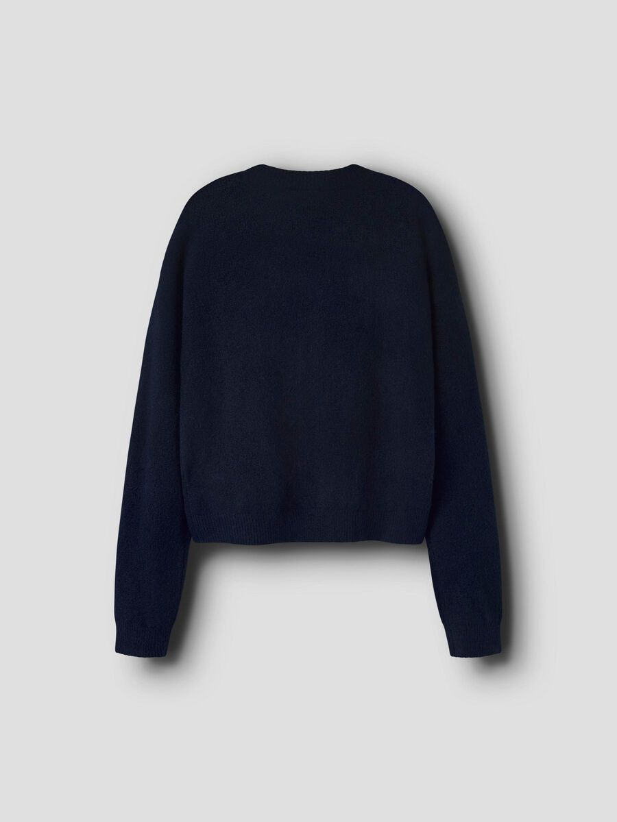 name it LONG SLEEVED KNITTED PULLOVER, Dark Sapphire, highres - 13235059_DarkSapphire_1207681_002.jpg