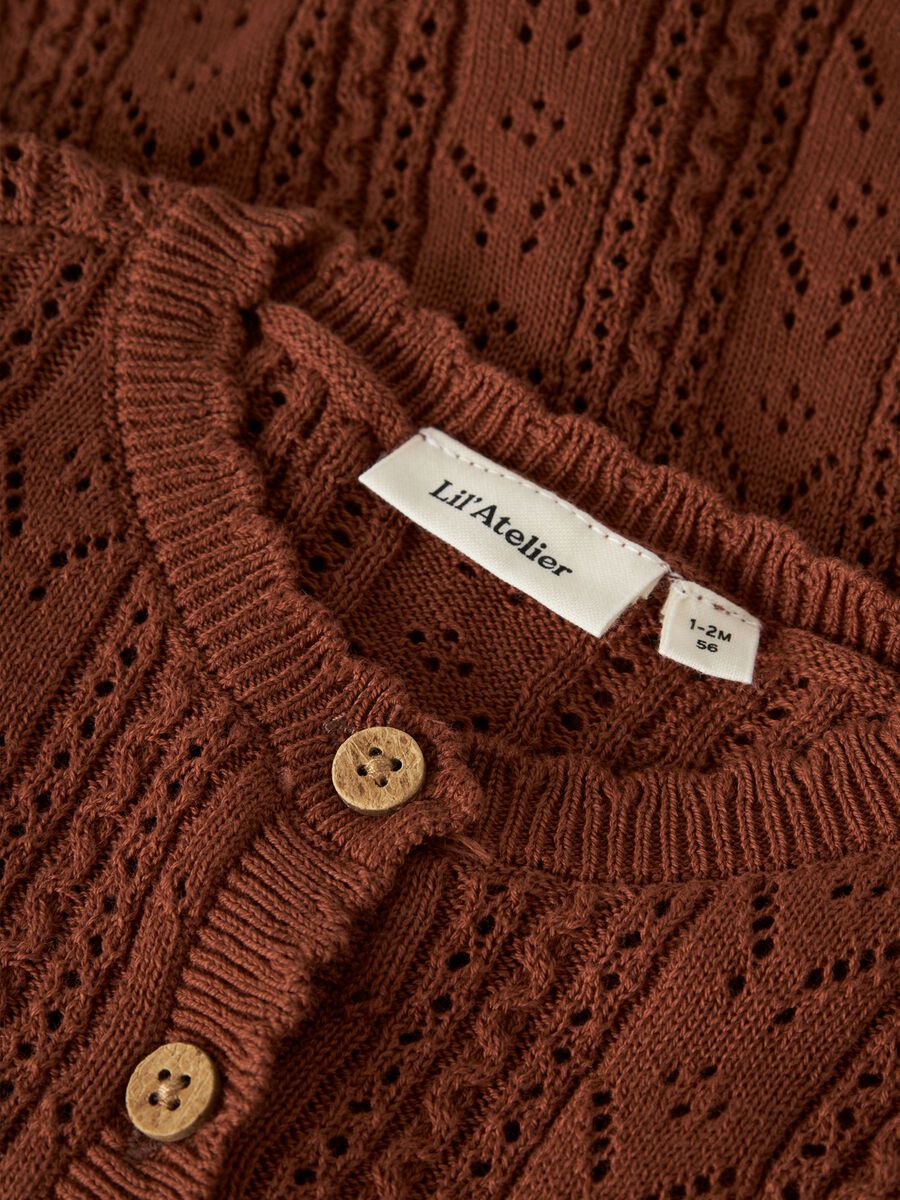Carousel image - KNITTED CARDIGAN, Maple Syrup | 5