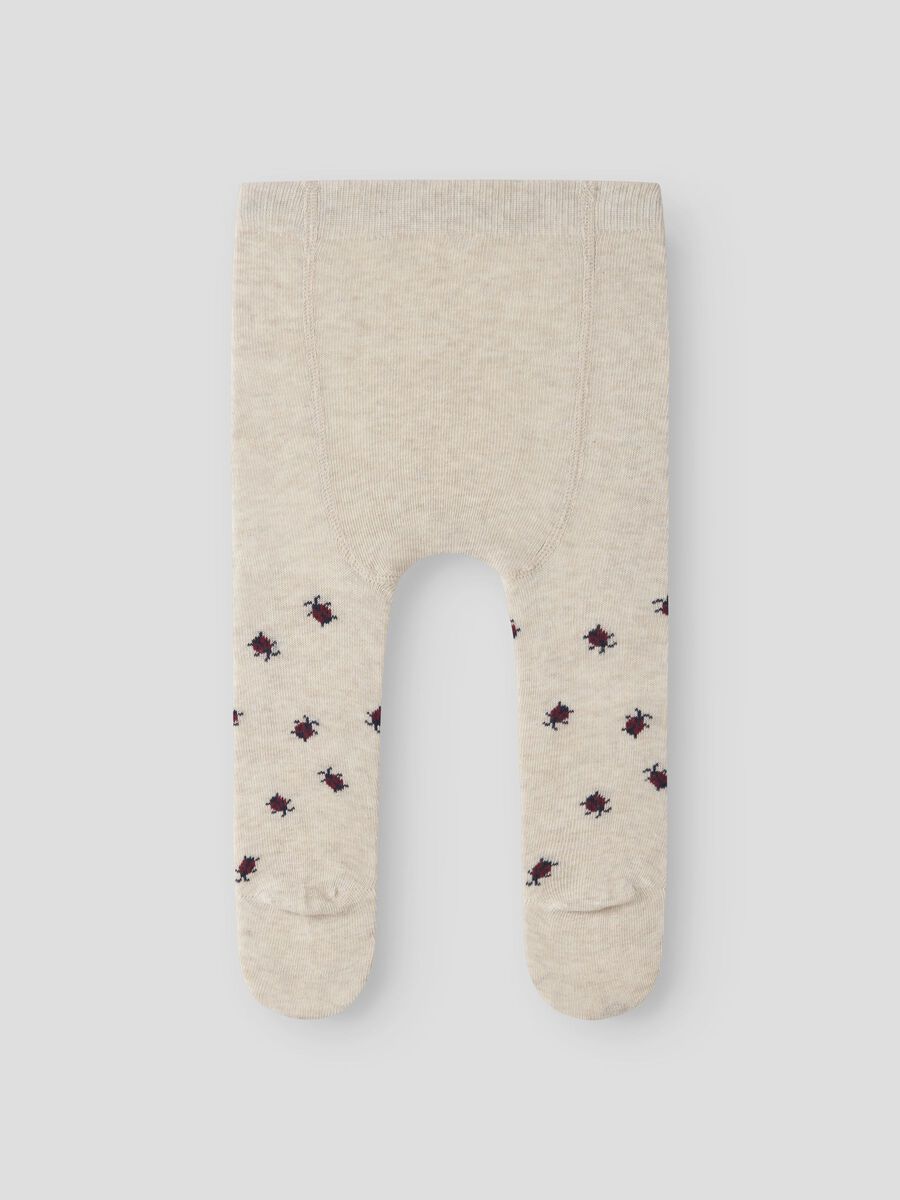 Product carousel image - PRINTED PANTYHOSE, Peyote Melange | 2