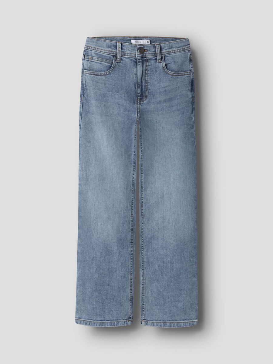Carousel image 1 STRAIGHT FIT JEANS, Medium Blue Denim