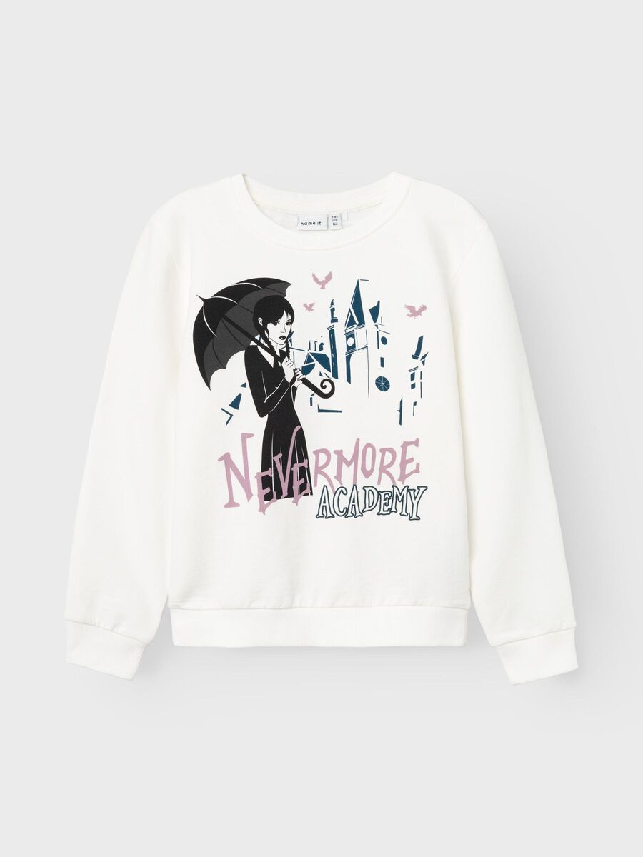 Carousel image - WEDNESDAY SWEATSHIRT, White Alyssum | 1