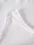 Product image thumbnail - ORGANIC COTTON ONE SHOULDER TOP, Bright White | 3