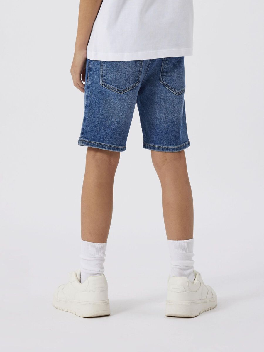name it REGULAR FIT DENIM SHORTS, Dark Blue Denim, highres - 13225797_DarkBlueDenim_008.jpg