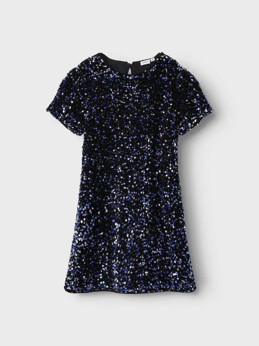 name it SEQUIN DETAIL DRESS, Black, highres - 13209416_Black_1177356_003.jpg