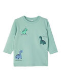 Name it DINOSAUR APPLIQUE LONG-SLEEVED T-SHIRT, Feldspar, highres - 13169325_Feldspar_001.jpg