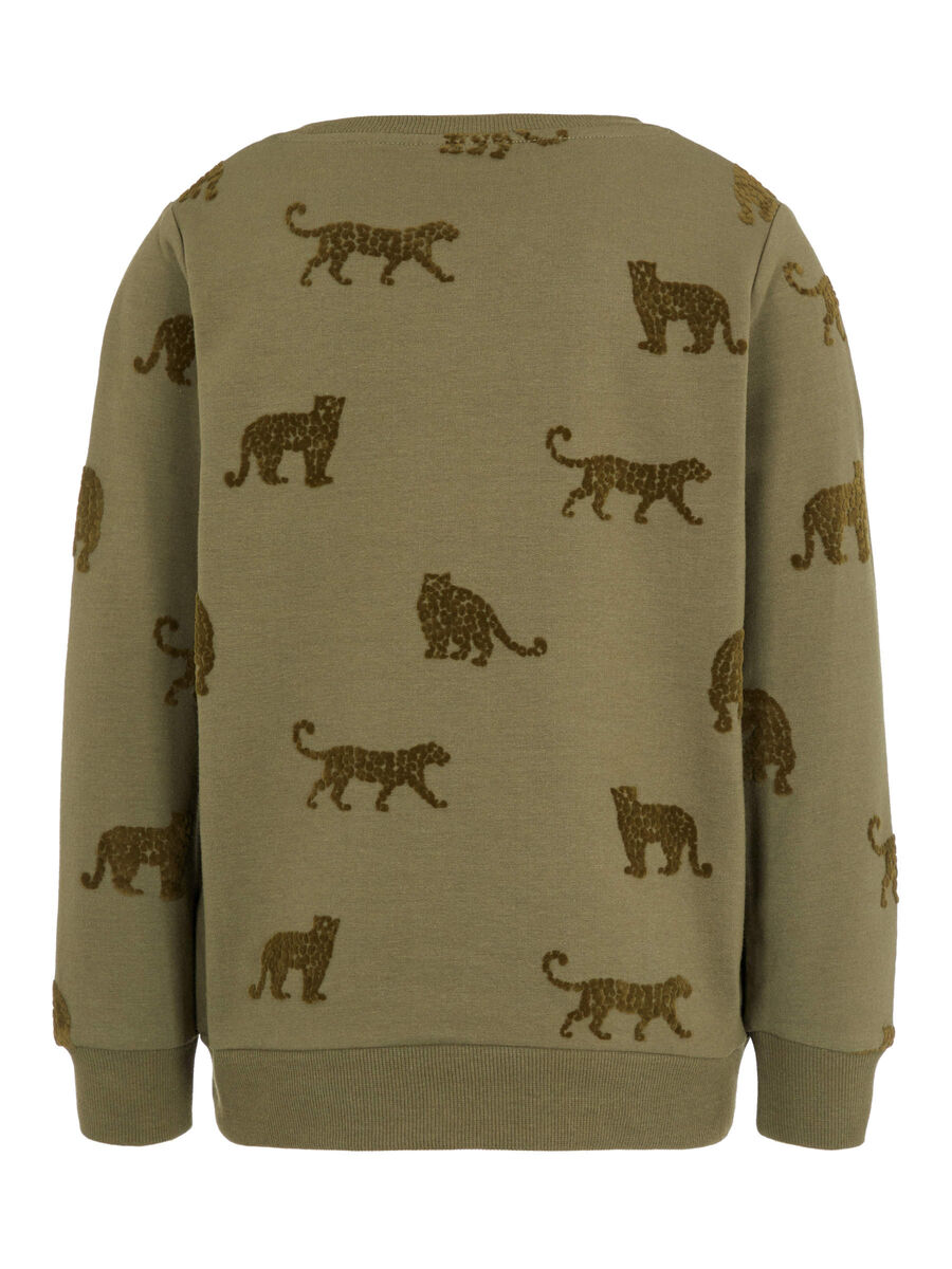 Name it LEOPARDEN APPLIKATIONS SWEATSHIRT, Ivy Green, highres - 13171906_IvyGreen_002.jpg