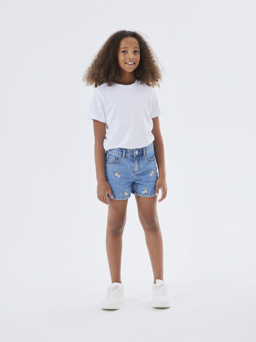 name it REGULAR FIT DENIM SHORTS, Medium Blue Denim, highres - 13229316_MediumBlueDenim_007.jpg