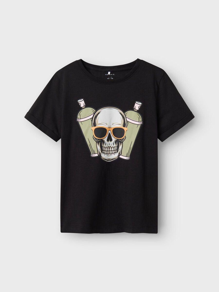 Name it PRINTED T-SHIRT, Black, highres - 13239382_Black_003.jpg